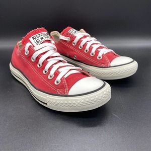 Converse Chuck Taylor Red All Star Unisex M9696 Red Shoes Sneakers Sz M 6 W 8